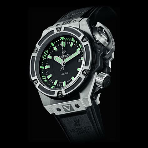 hublot king power diver 4000 titanium|Hublot oceanographic 4000 m.